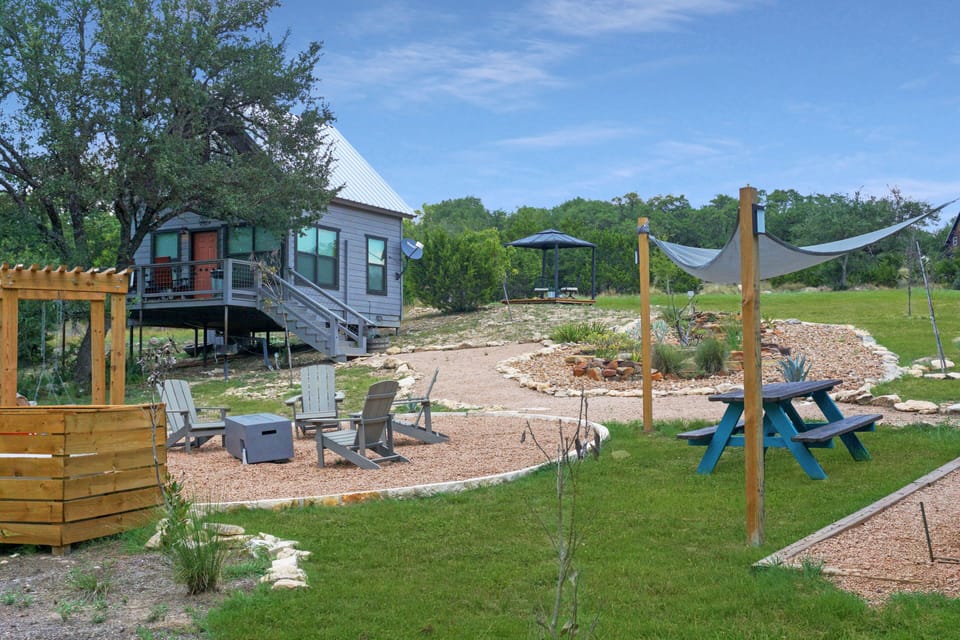 The Safari House is set off by itself.