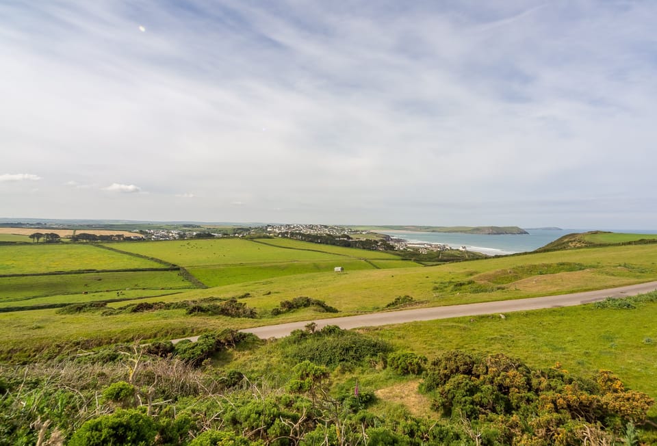 The rolling Cornish countryside