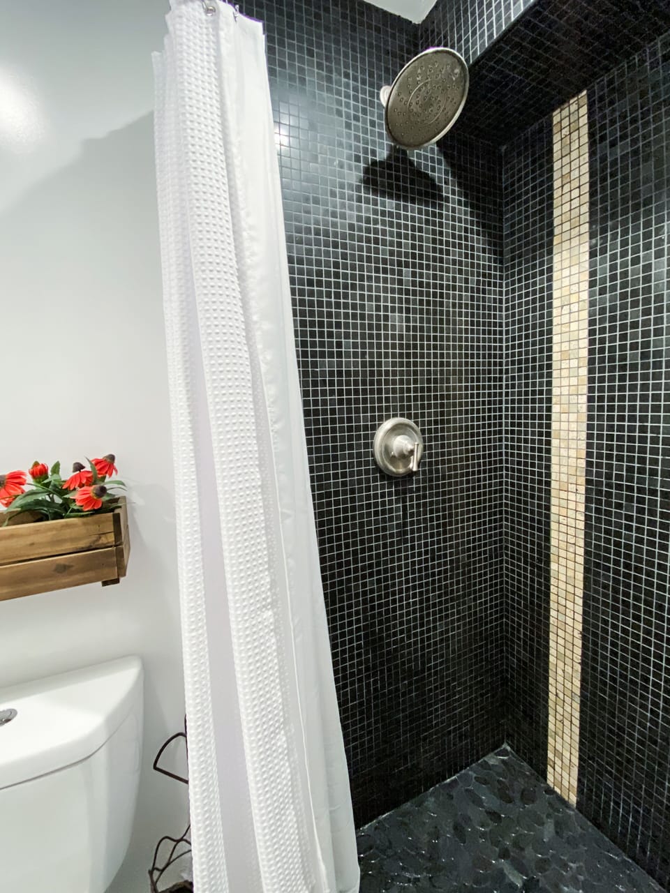 Hair dryer, electronic bidet, towels, soap