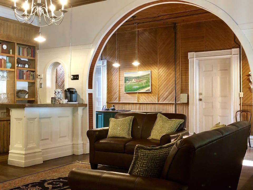Lobby and check-in desk