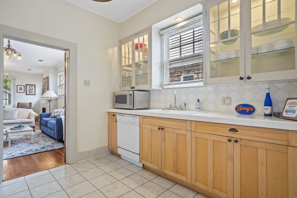 Dishwasher and microwave
