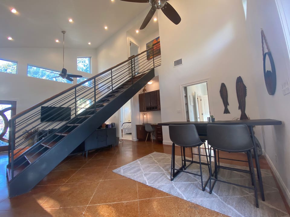 Open floor plan.