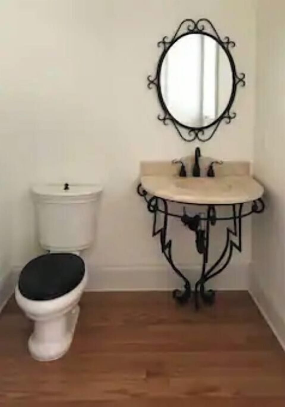 Fourth floor half bathroom