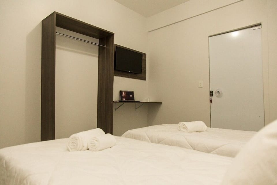 Desk, laptop workspace, blackout drapes, free WiFi