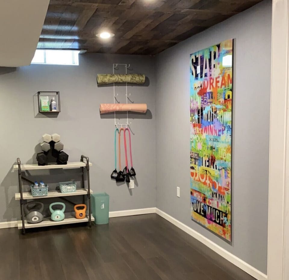 Wellness room.  Perfect for yoga and exercise. 