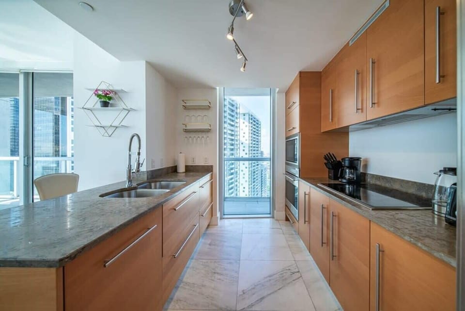 Fully stocked kitchen