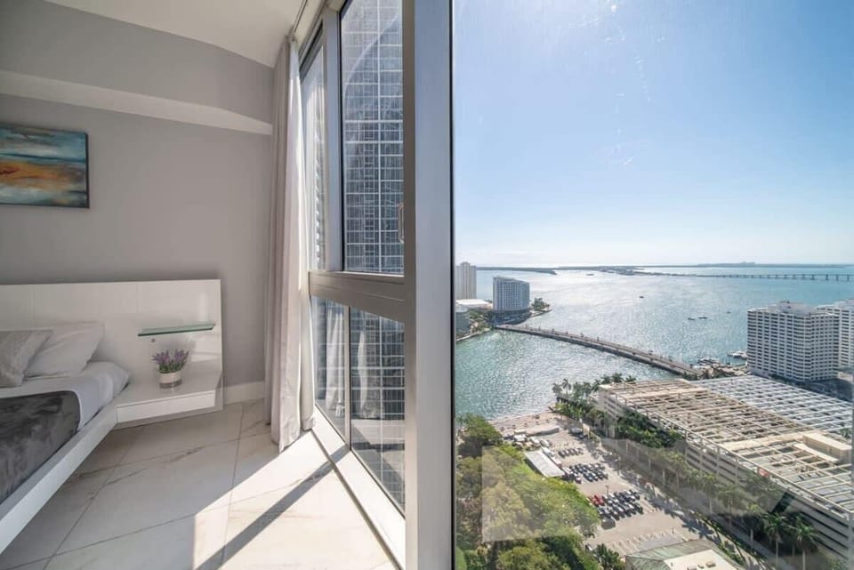 View of the water and Brickell