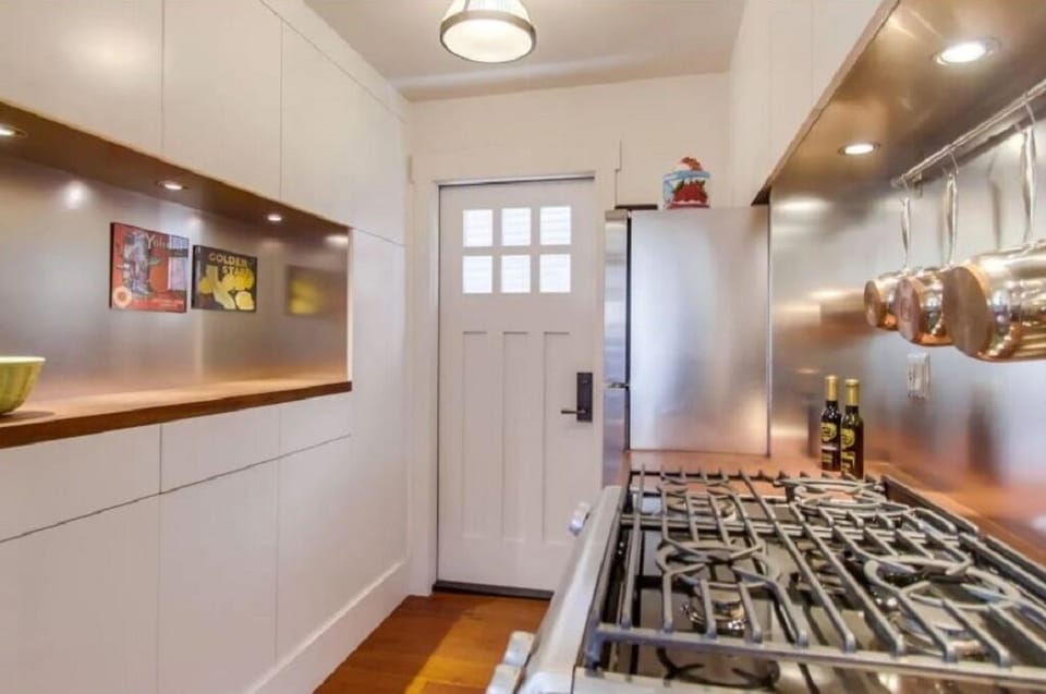 Fully equipped galley kitchen