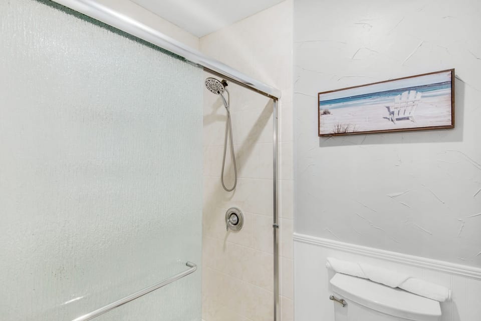 Master shower