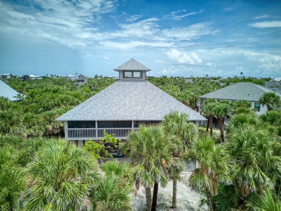 Ariel View of House