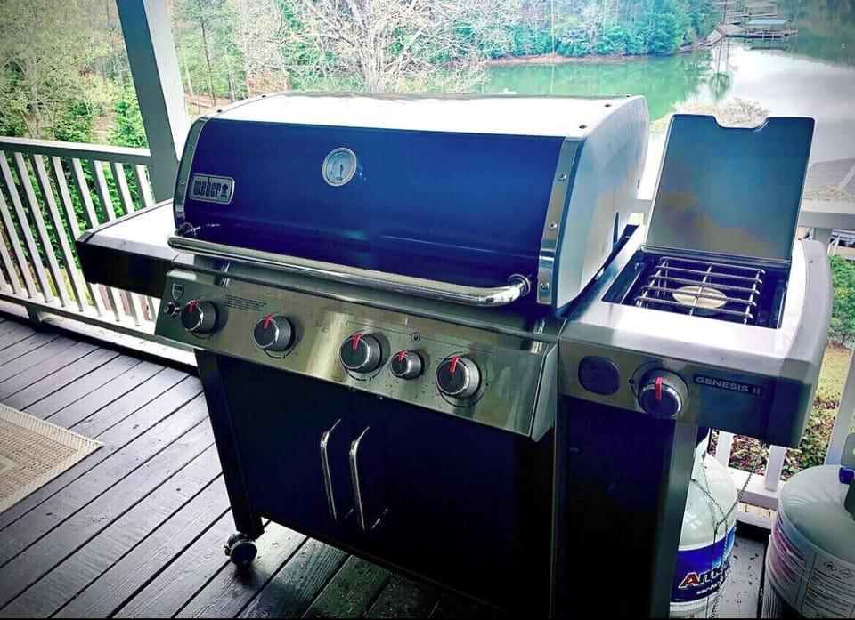 Weber gas grill (we supply propane tank) 