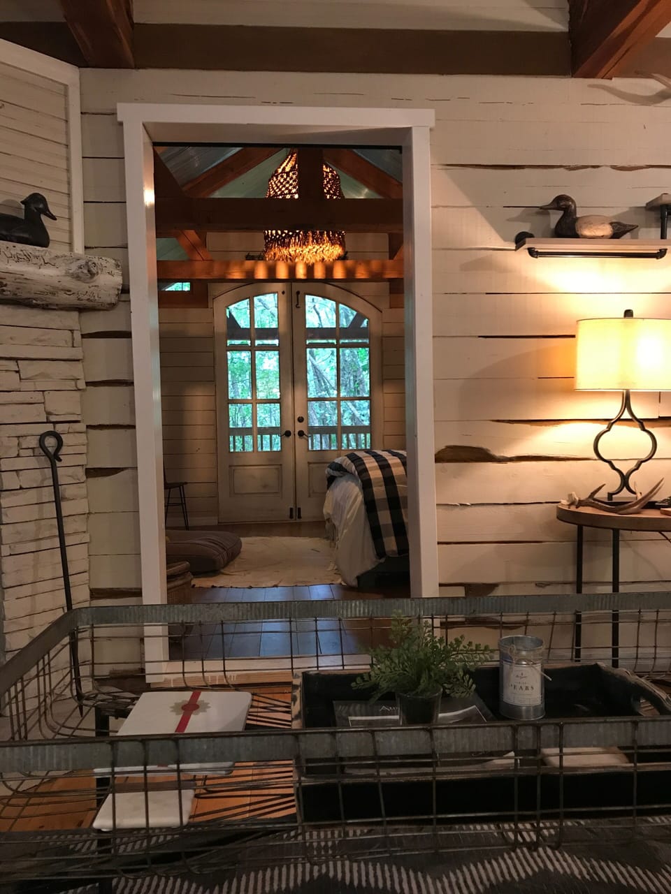 View from main room into bedroom