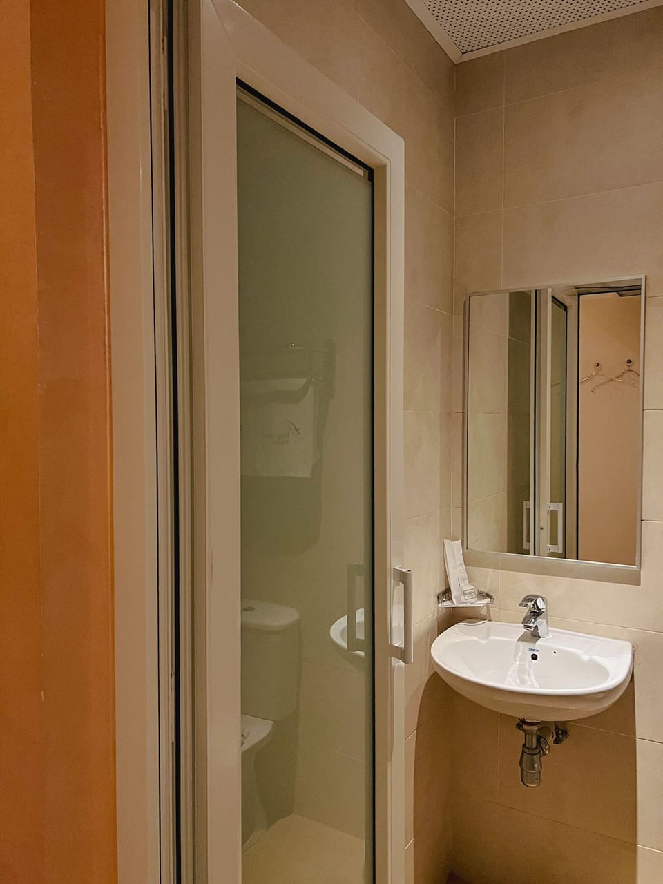 Standard Double Room, No Windows | Bathroom | Shower, free toiletries, hair dryer, towels