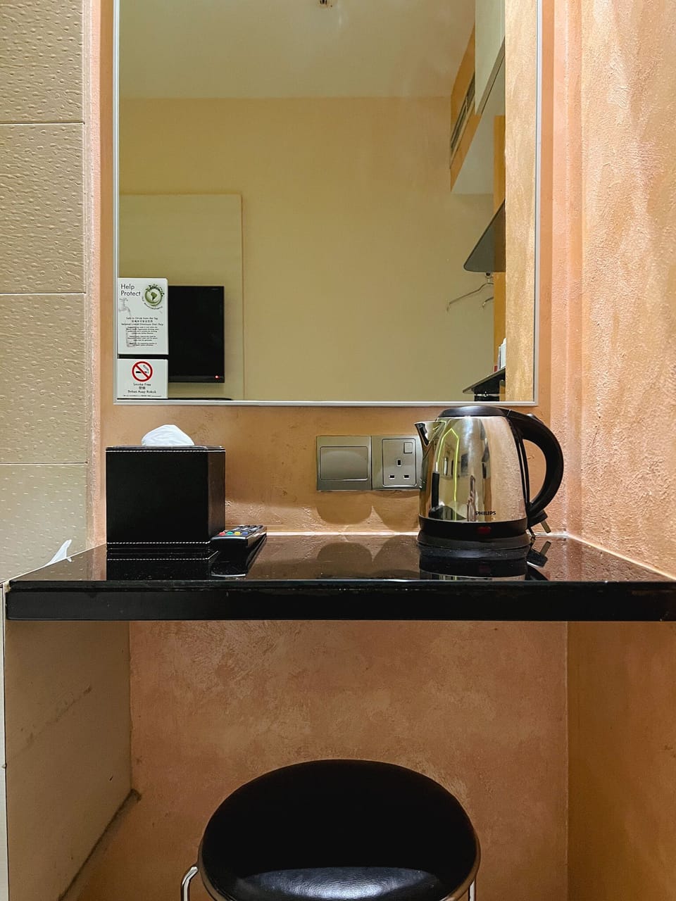 Standard Double Room, No Windows | Desk, iron/ironing board (on request), WiFi (free), bed sheets