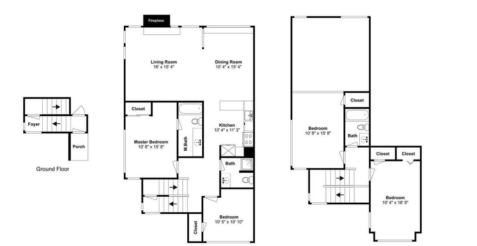 Floor Plan of Condo