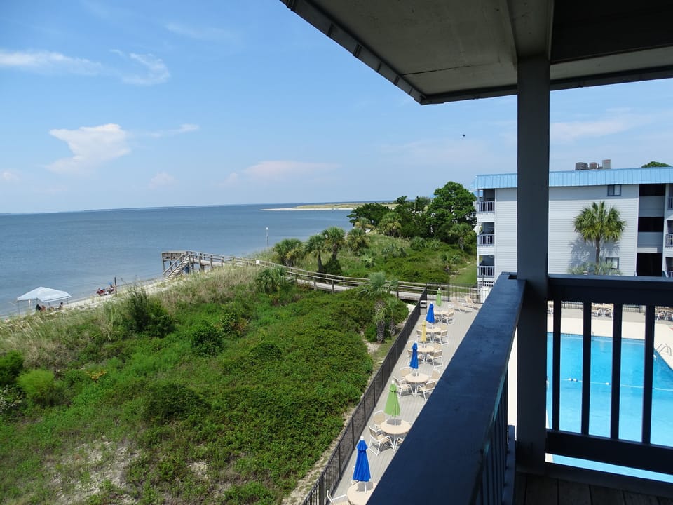 Tybee for Two - Beautiful views from your private balcony!