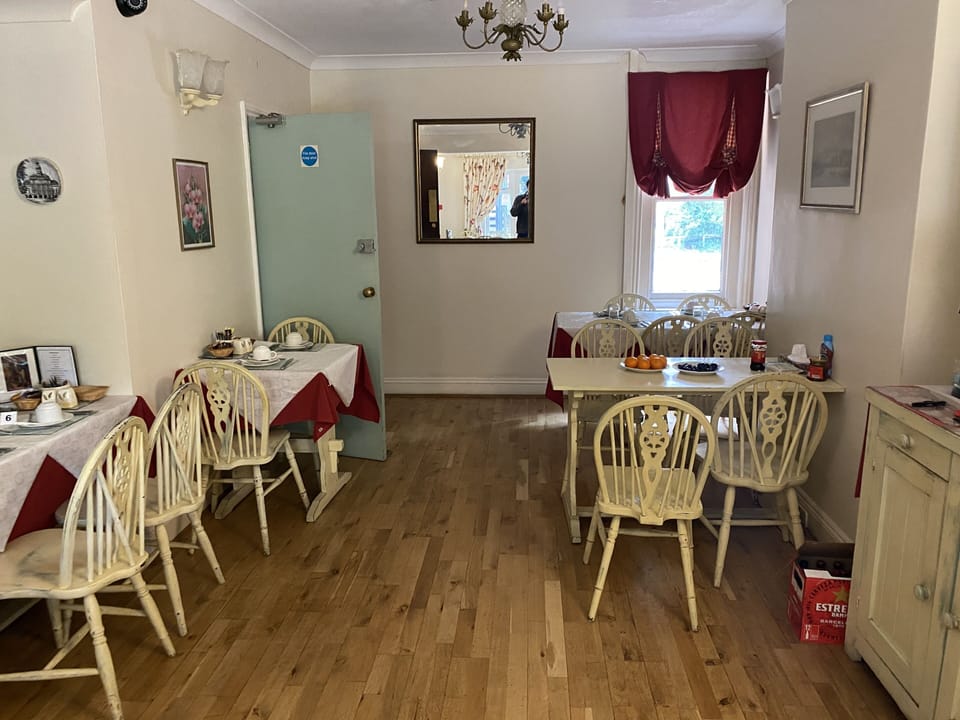 Daily English breakfast (GBP 9.95 per person)