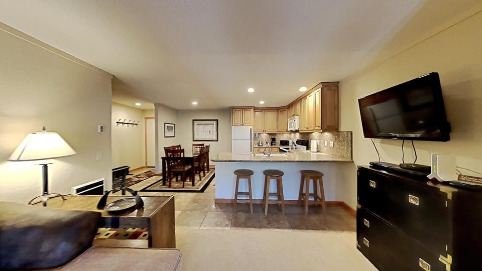 Plenty of Bar Seating for Morning Coffee or a Work Station