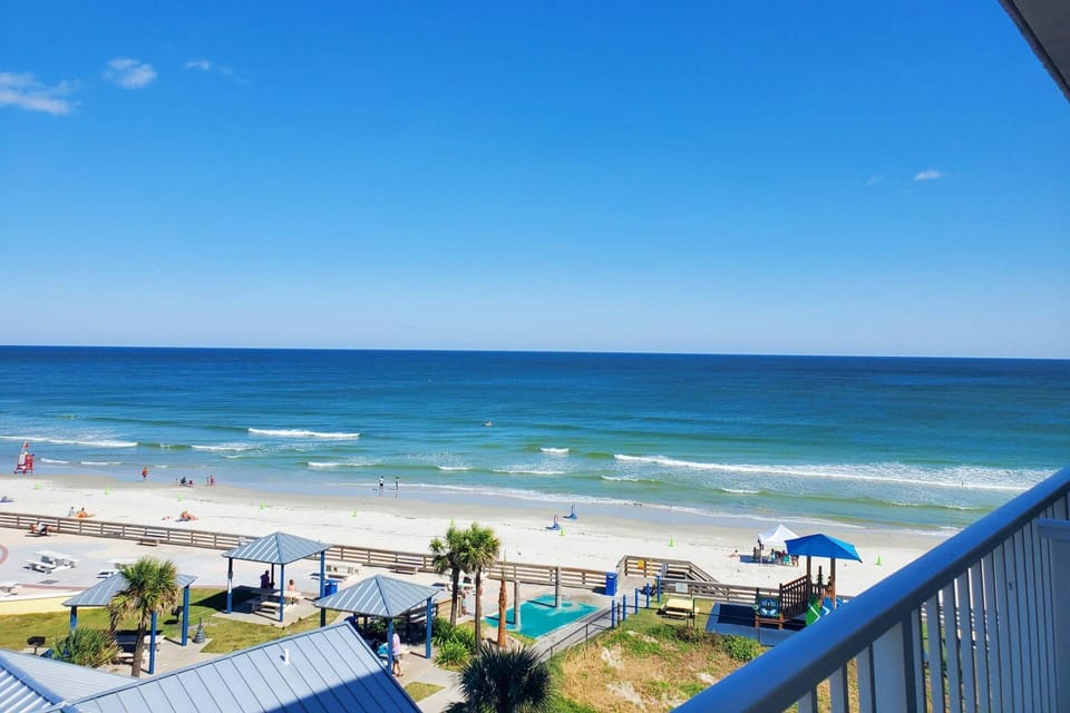 See the ocean and hear its waves crash outside of your personal balcony!