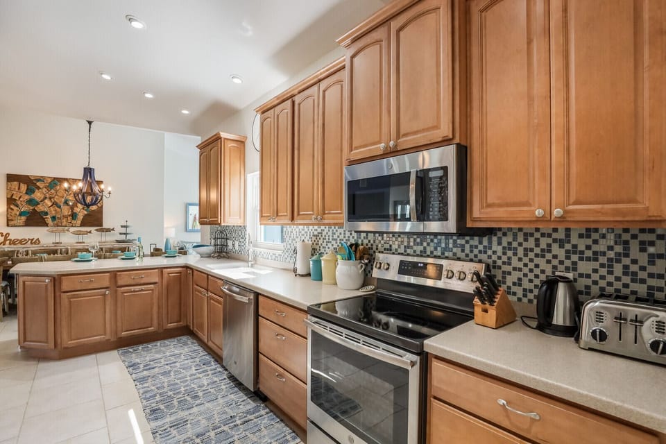 Fully equipped kitchen
