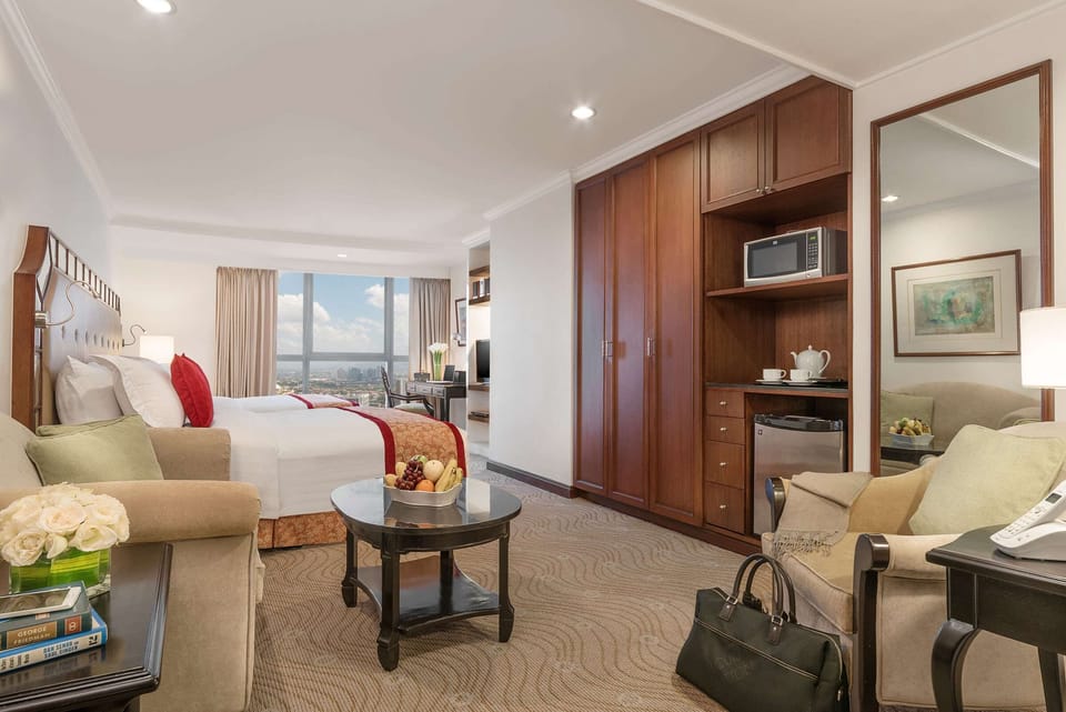 In-room safe, desk, laptop workspace, blackout drapes