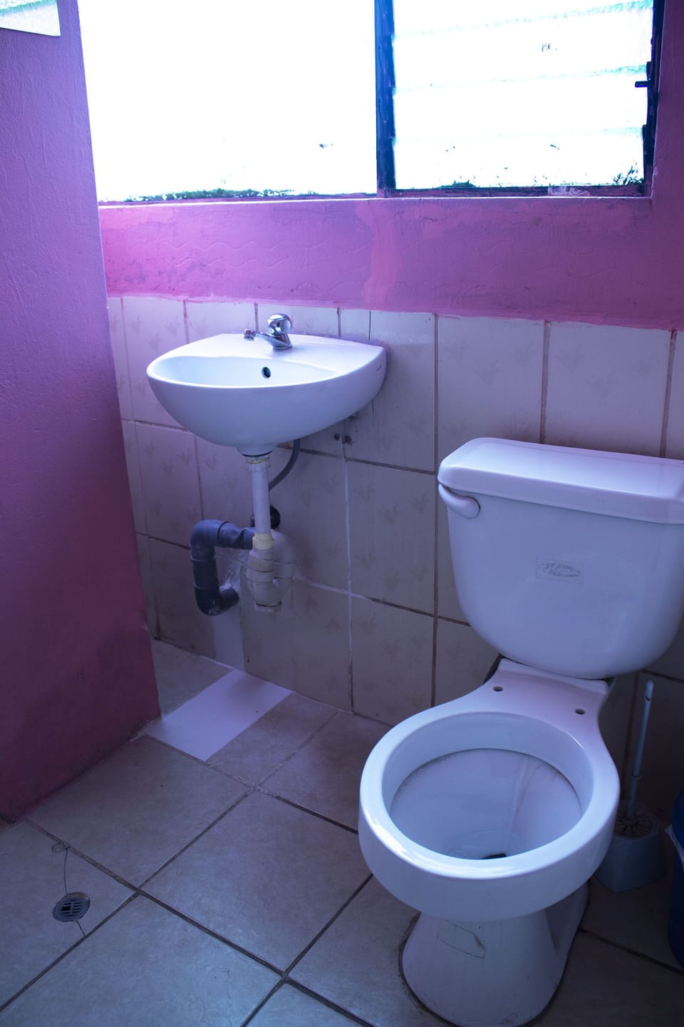Shower, rainfall showerhead, towels
