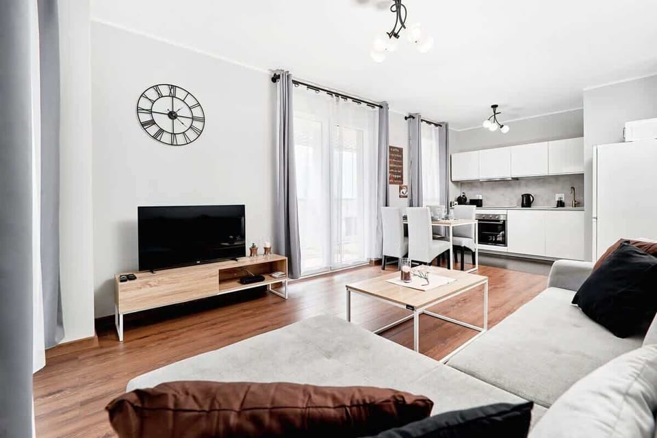 The elegant living room perfect for both relaxation and entertainment.