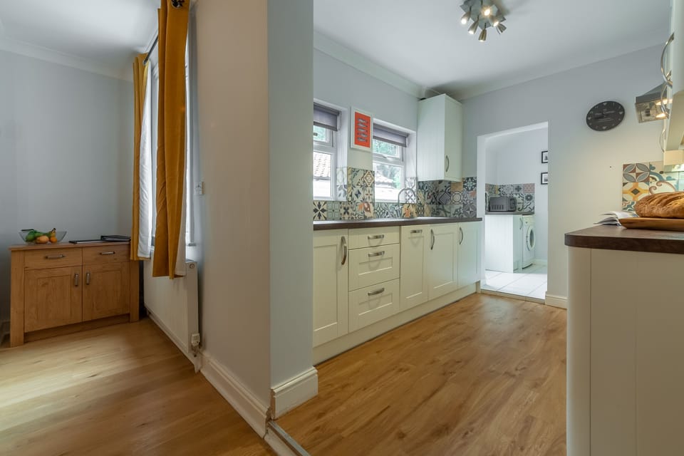 Ground floor: Kitchen from dining room
