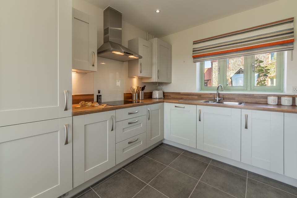 Ground Floor: A well-equipped kitchen