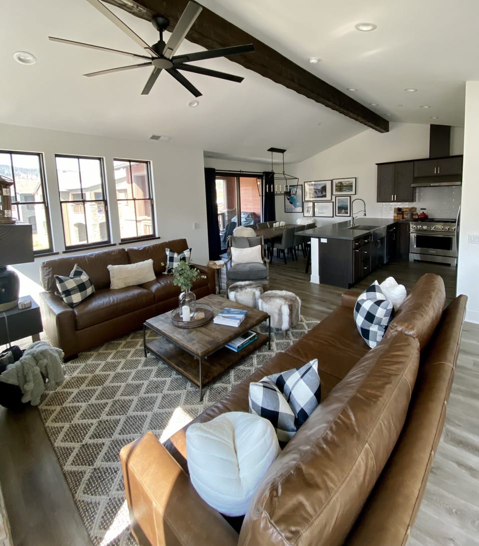 Open concept living 