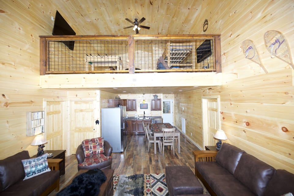 Loft over living room