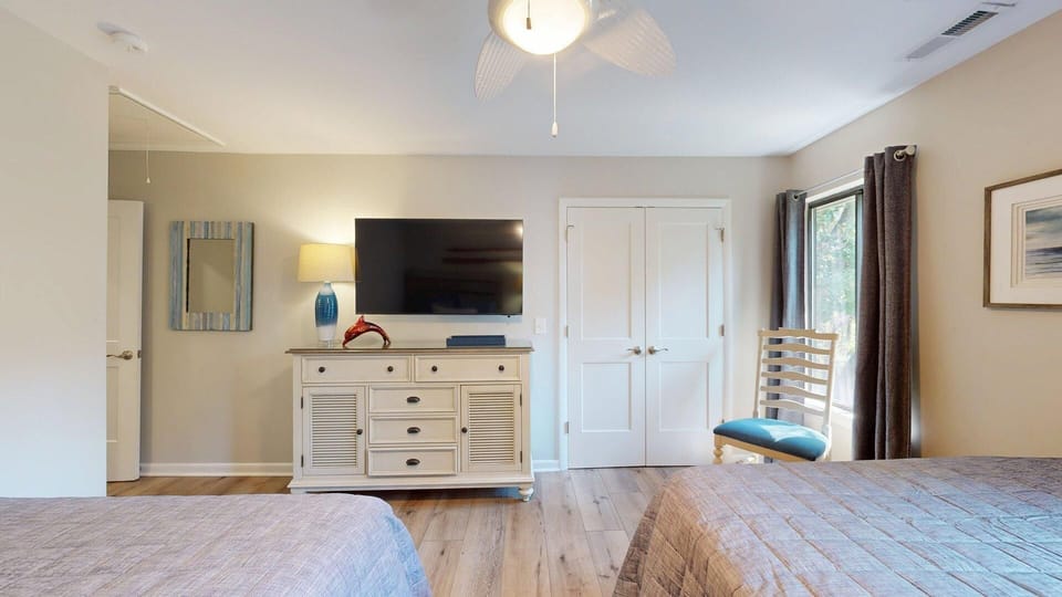 Guest Bedroom with HDTV