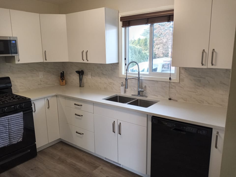 kitchen with dishwasher. 