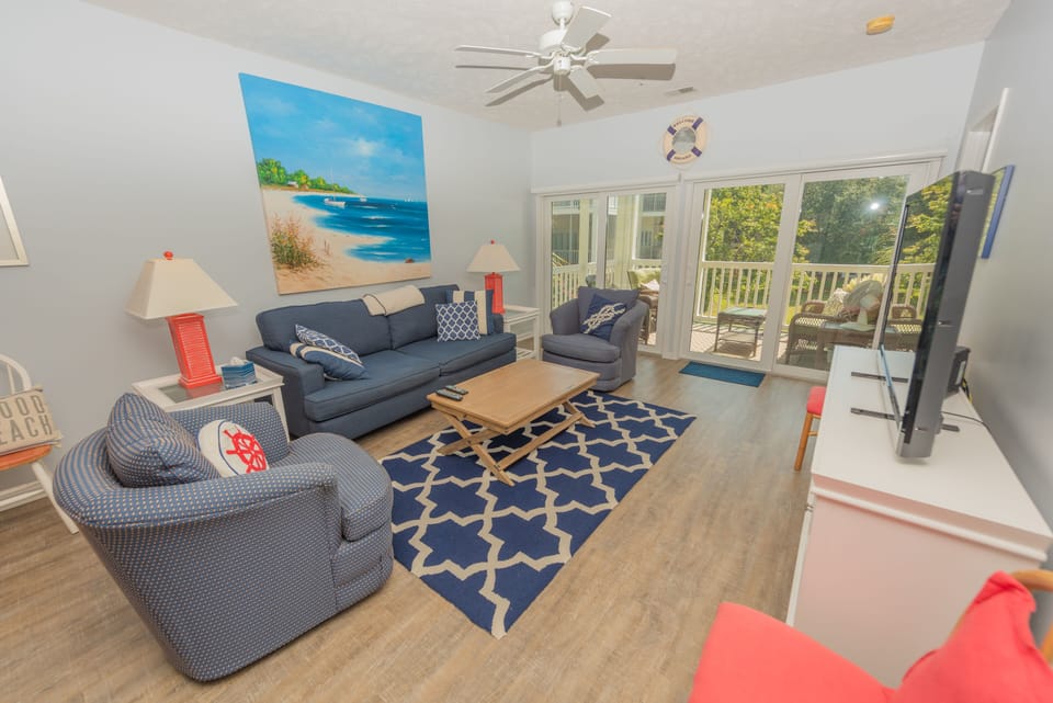 Spacious living area.