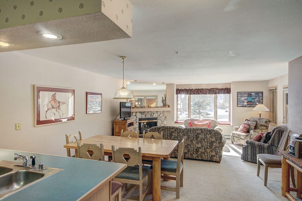 dining and living area