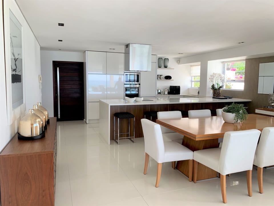 Clifton YOLO Spaces Clifton Beachfront Penthouse | Private kitchen | Full-size fridge, microwave, oven, stovetop