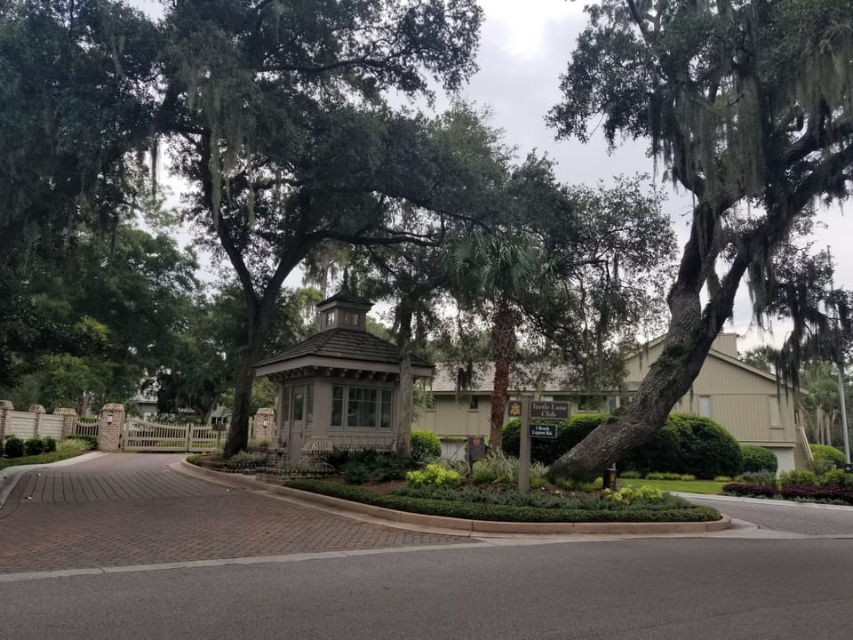Gated entry of Turtle Club