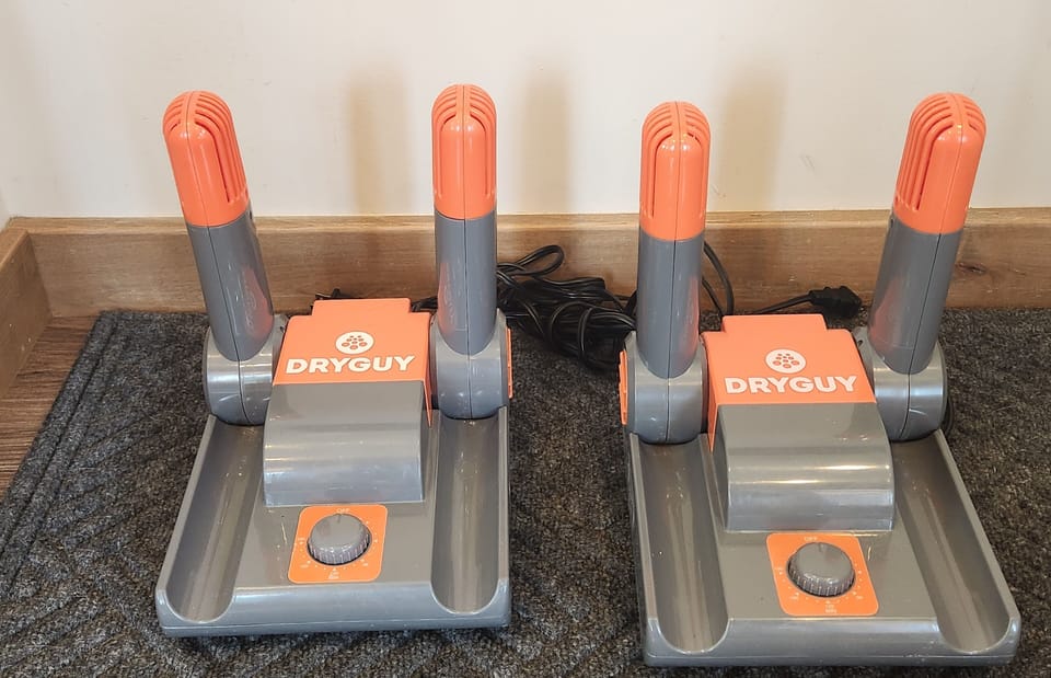 Damp boots?  Your boot dryers will make your feet warm & dry in no time!