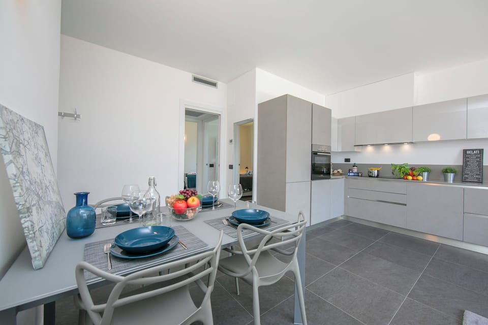 Family Apartment, 2 Bedrooms, Microwave, Mountainside (Sant' Agata Bellavista) | Private kitchen | Coffee/tea maker, full-size fridge, microwave, oven