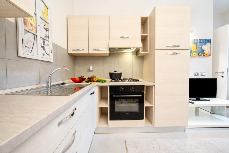 Family Villa, 4 Bedrooms, Microwave (Villa Lucia Laglio) | Private kitchen | Full-size fridge, stovetop, electric kettle