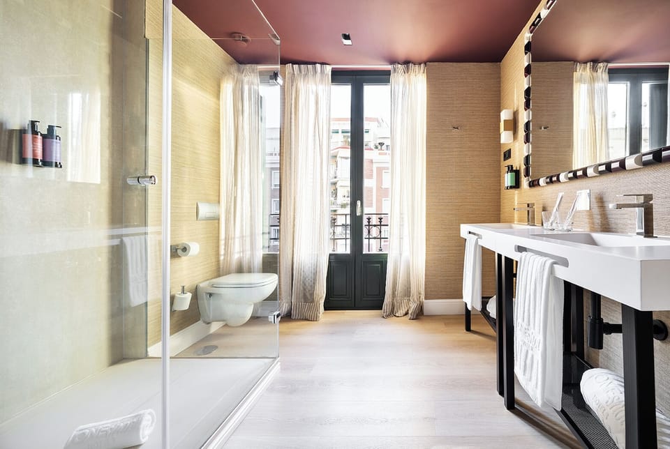 Premium Room | Bathroom | Shower, rainfall showerhead, free toiletries, hair dryer