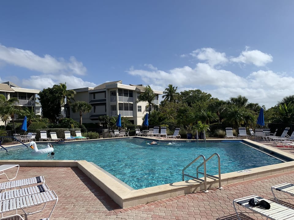 This is the heated pool