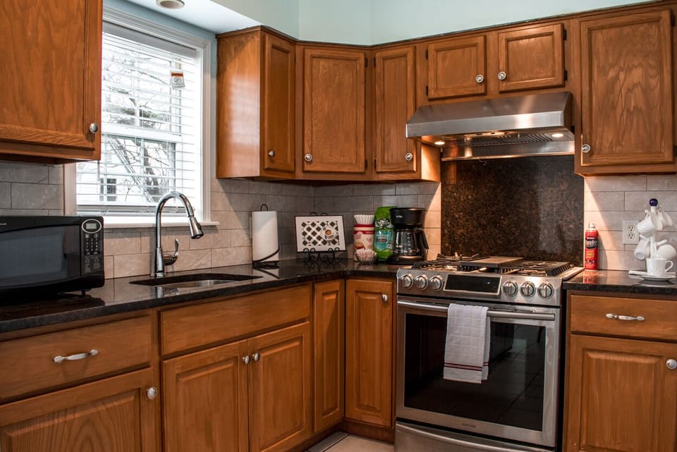 Microwave available for quick meals