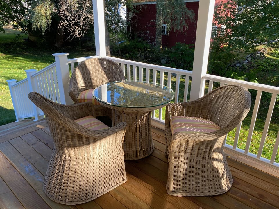 Outside seating 