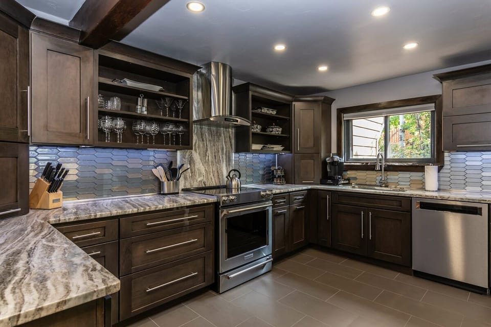 Enjoy the gourmet kitchen