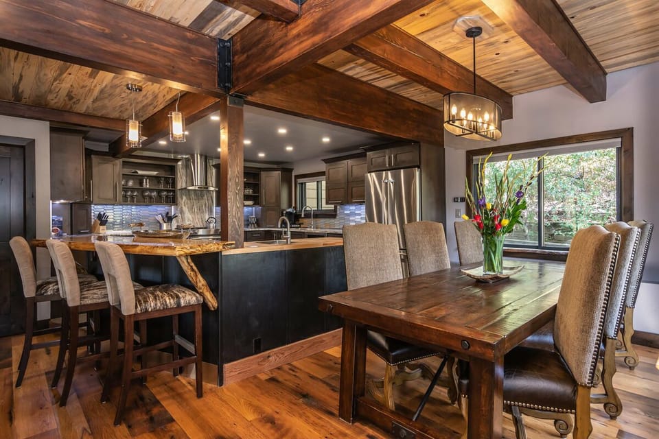 You'll love the luxe dining room and gourmet kitchen