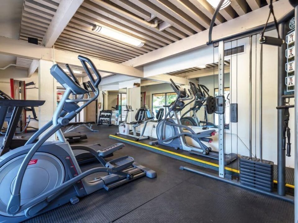 Stay active in our fully-equipped fitness center, perfect for your daily workout routine.