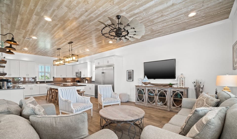 Second Floor Living Room - Kitchen
