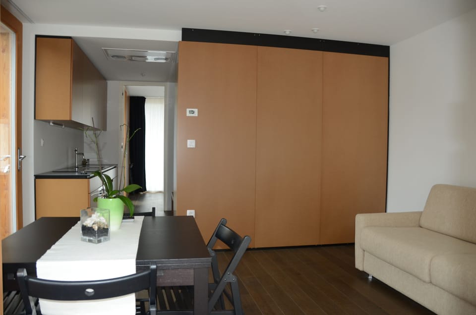 32-inch LCD TV with cable channels, TV, heated floors