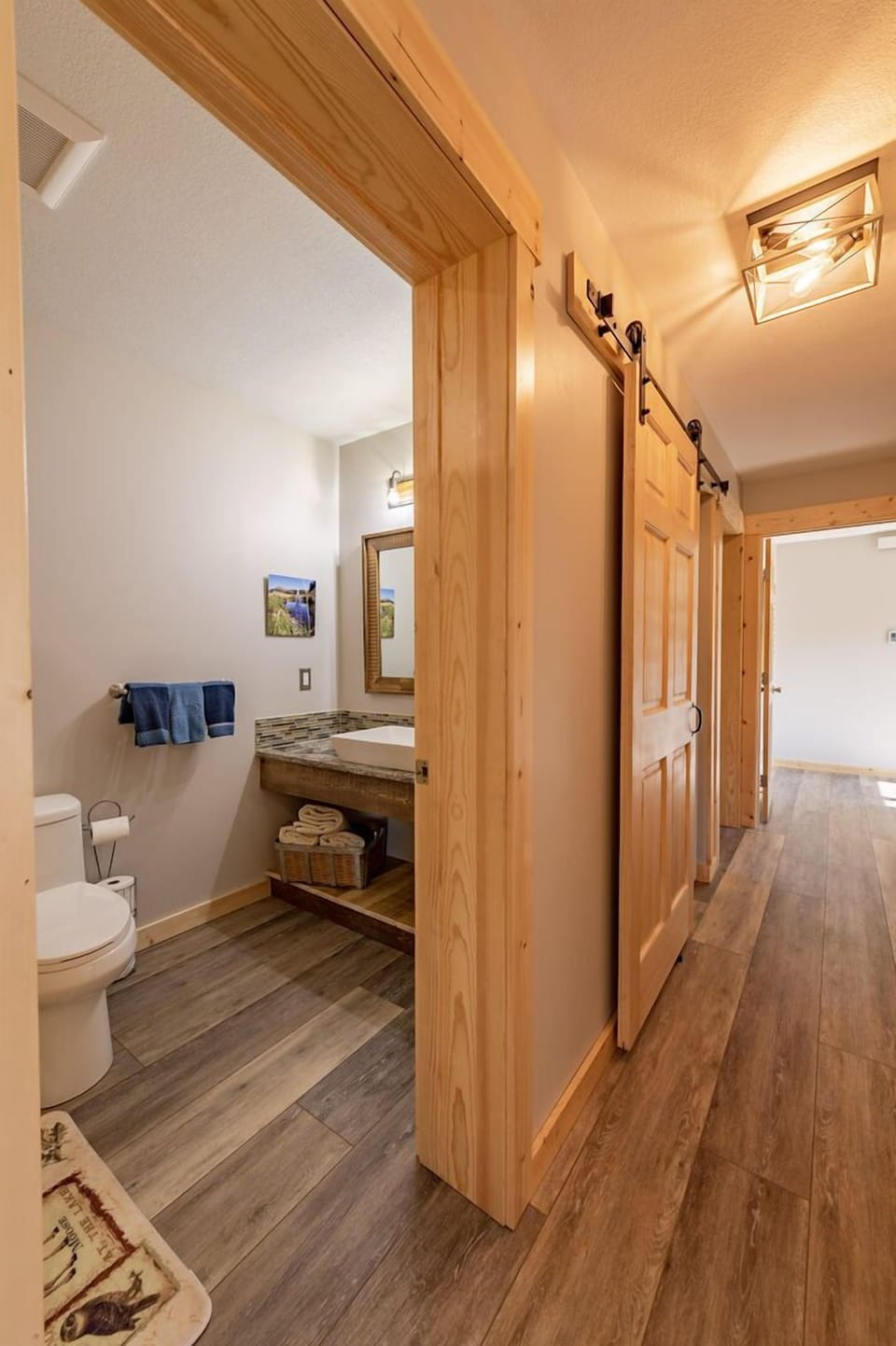 Hallway bathroom - across from bedroom 1